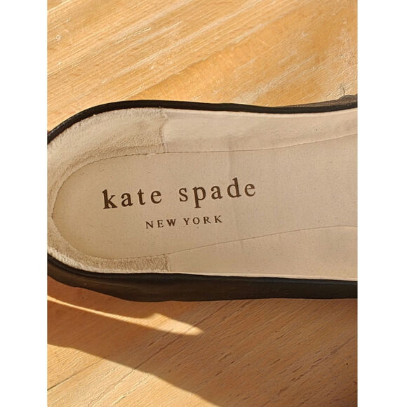 Black Kate Spade bow Ballet Flat sz 9.5 - Picture 7 of 8